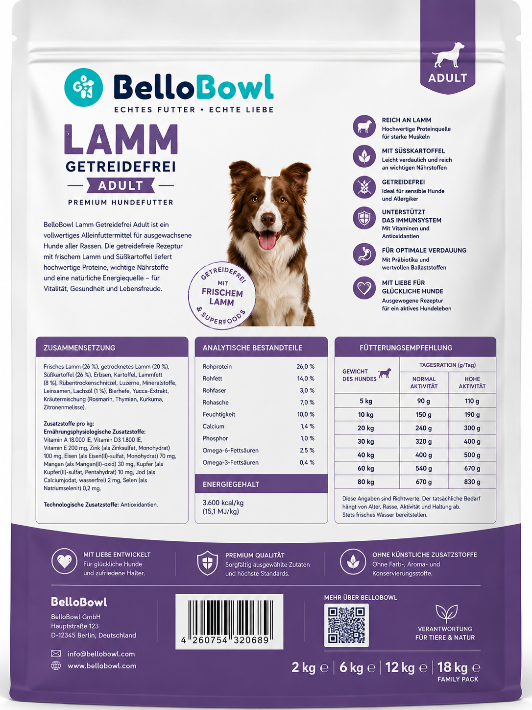 BelloBowl Lamm Getreidefrei Adult